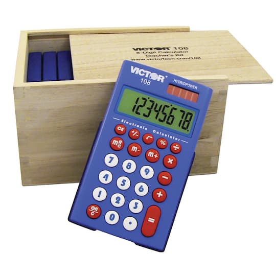 Victor 108 Teacher&#x27;s Calculator Kit, Pack of 10